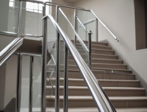 Обзор хромированных перил: характеристики, монтаж и уход