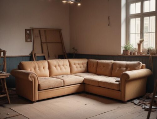 Цены на перетяжку угловых диванов от 8600 рублей