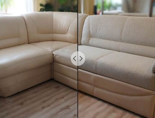 Профессиональная перетяжка угловых диванов в Новой Москве от фабрики «Профи Мебель»