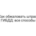 Как обжаловать штраф ГИБДД: все способы